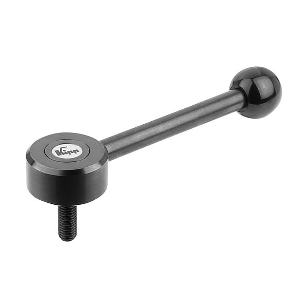 Adjustable Tension Levers low profile, external thread, 0 Degree, metric